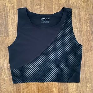 SPANX every.wear reflective crop top sports bra